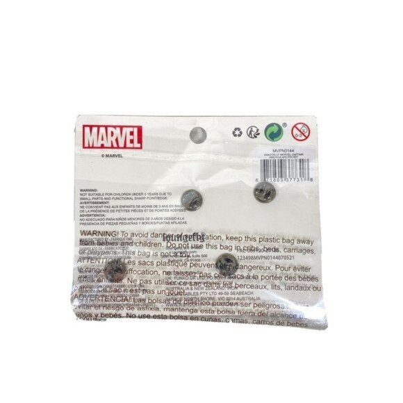 Loungefly Marvel Captain America Pin Set 4 Pack Exclusive - Picture 2 of 6